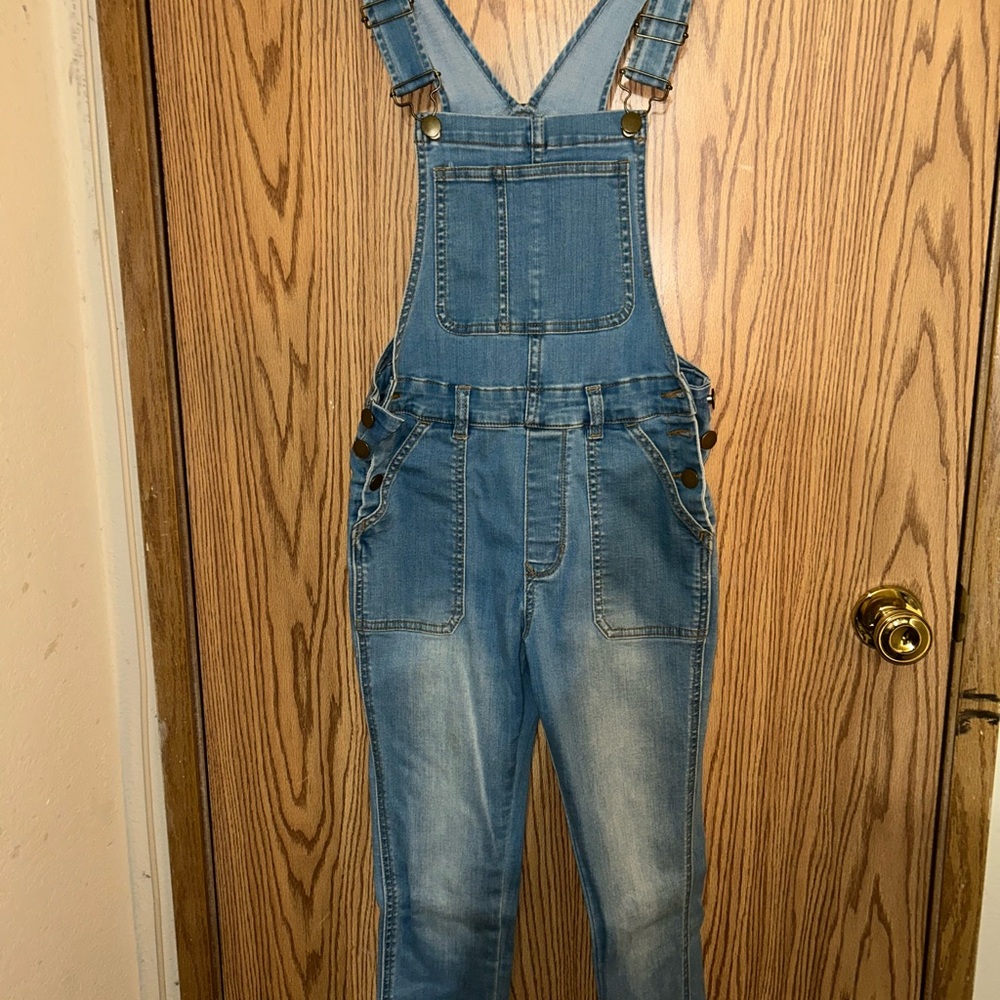 Chelsea & Violet Light Blue Denim Overalls